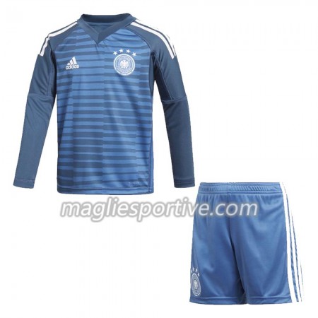 Completo Calcio Germania Portiere Bambino Divisa Prima Mondiali 2018 ML