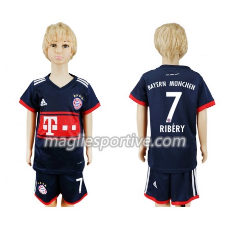 Completo Calcio Bayern Monaco Franck Ribery 7 Bambino Divisa Trasferta 2018