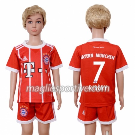 Completo Calcio Bayern Monaco Franck Ribery 7 Bambino Divisa Prima 2018