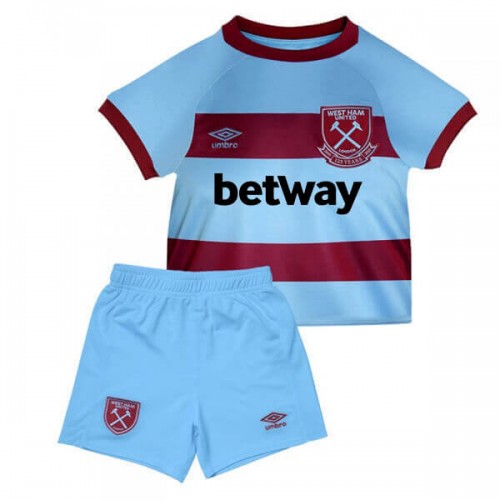 Completo Calcio West Ham United Bambino Divisa Trasferta 2020/2021